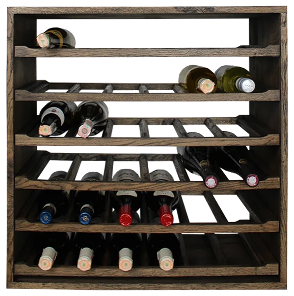 Wine Nest houten wijnrek in donker eiken