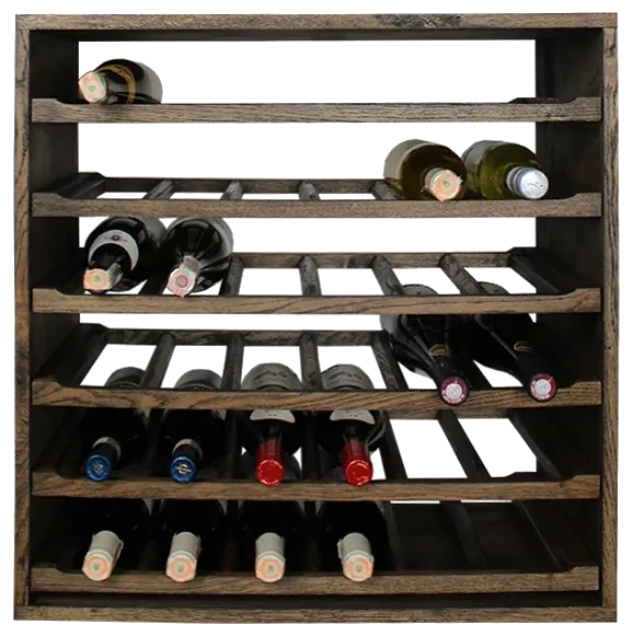 Wine Nest houten wijnrek in donker eiken