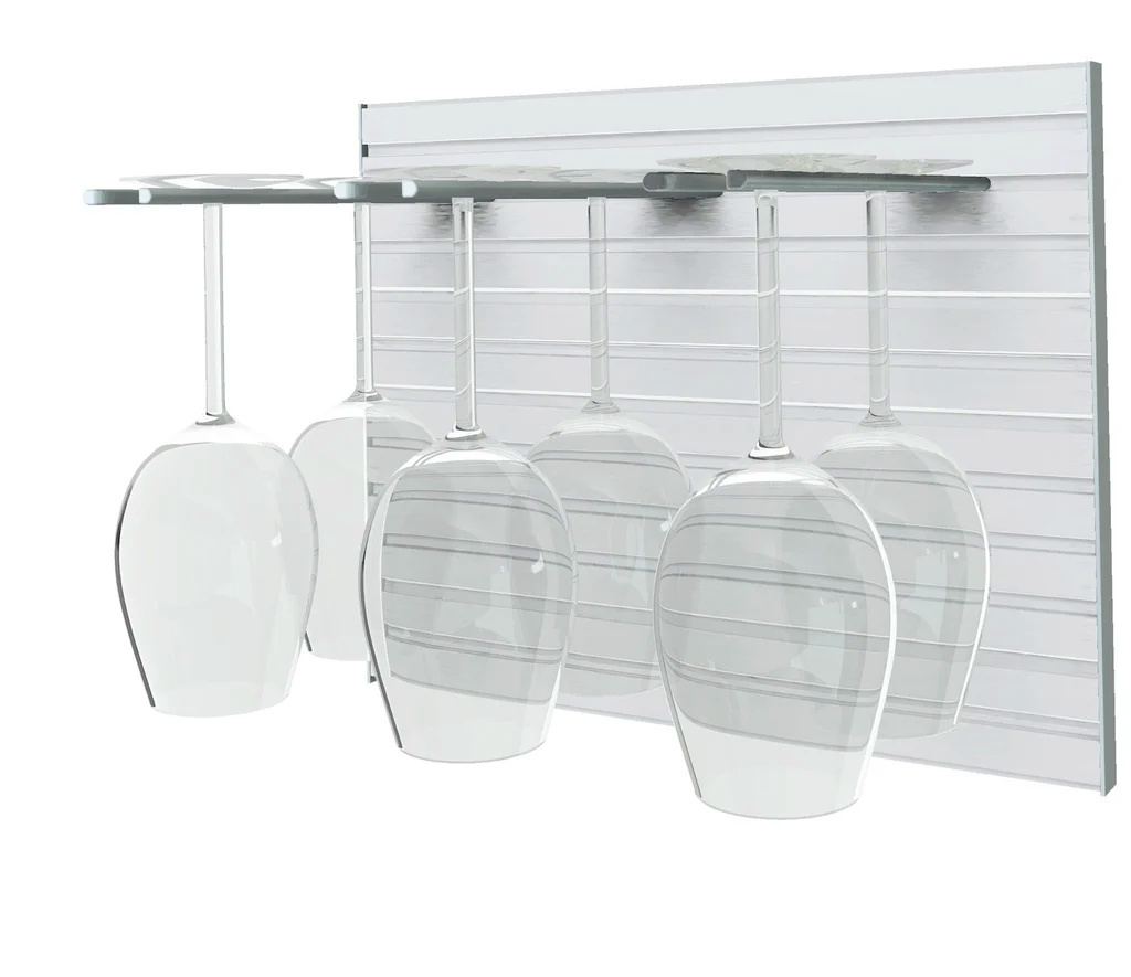 STACT Pro Wijnglashouder zilver