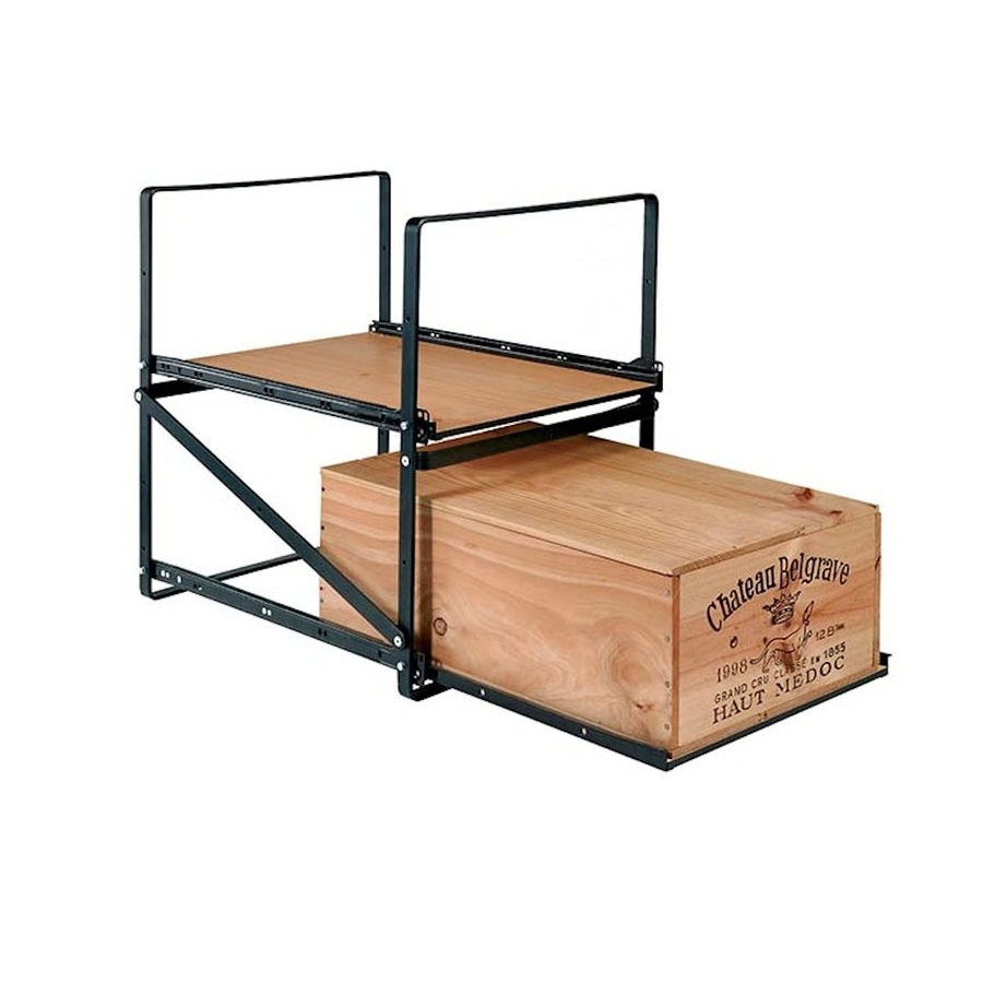 Wijnkistenrek van metaal
