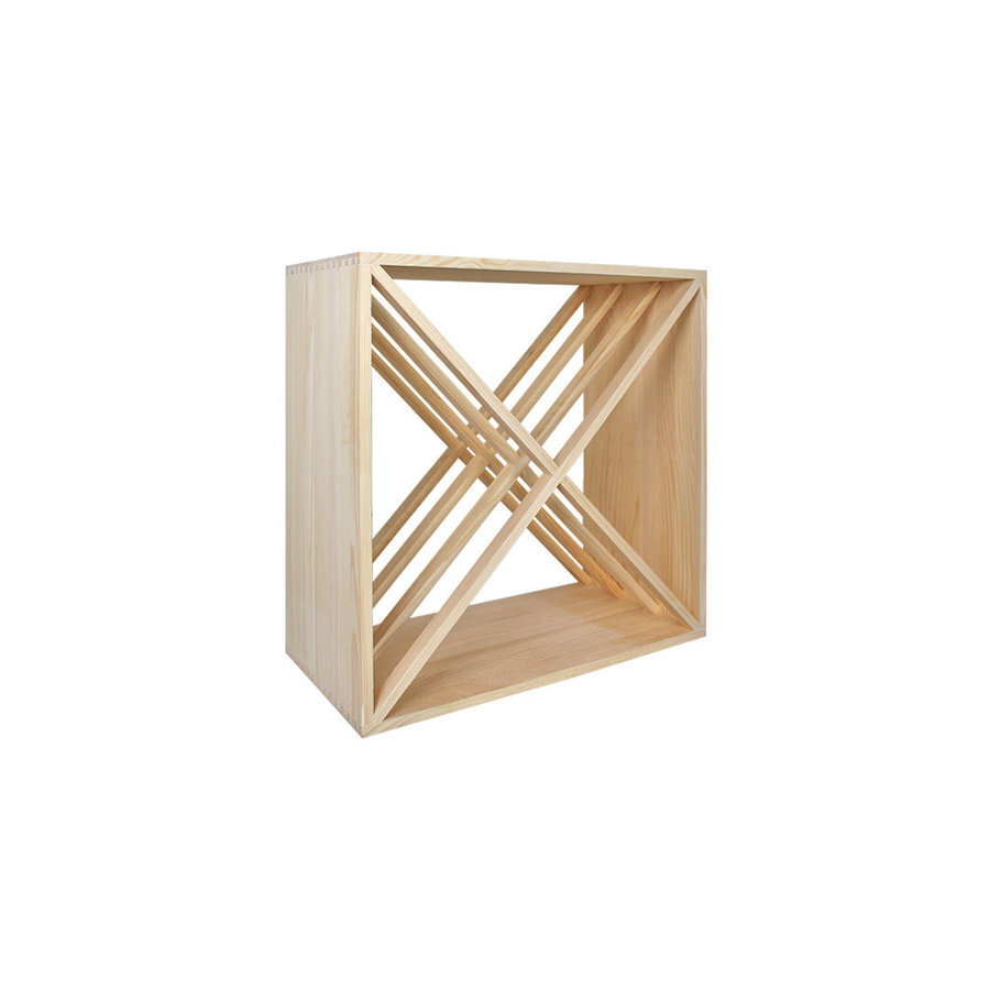 grenenhouten wijnrek