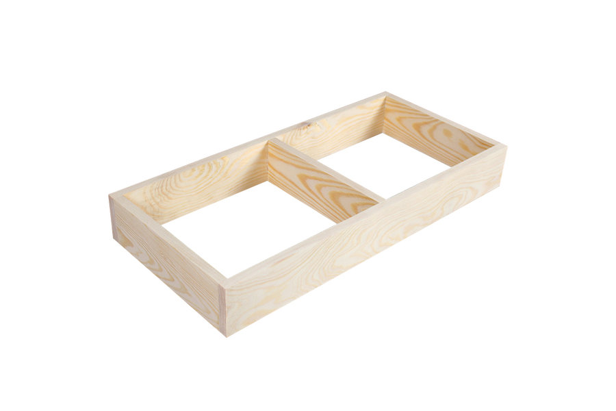 grenenhouten sokkel voor wine nest wijnrekken