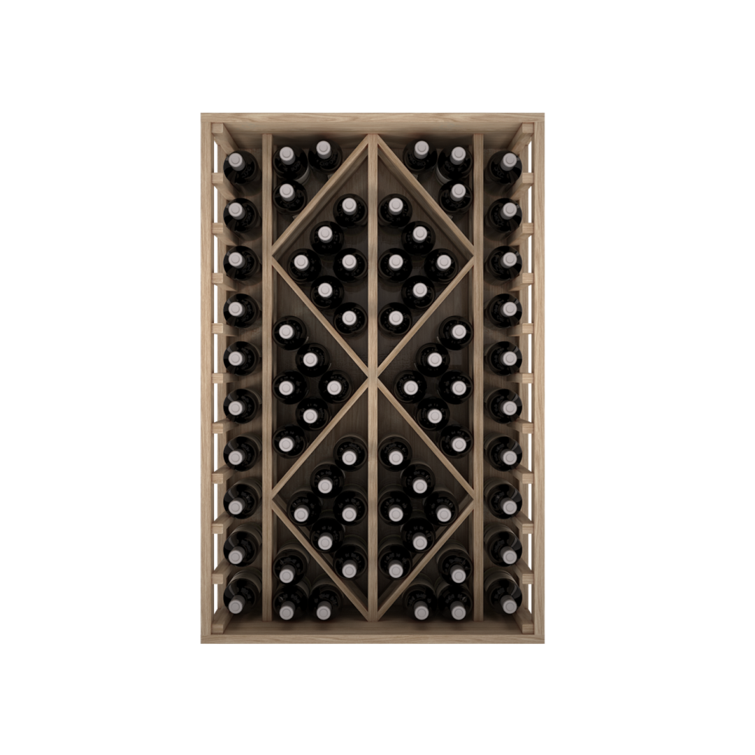 houten wijnrek
