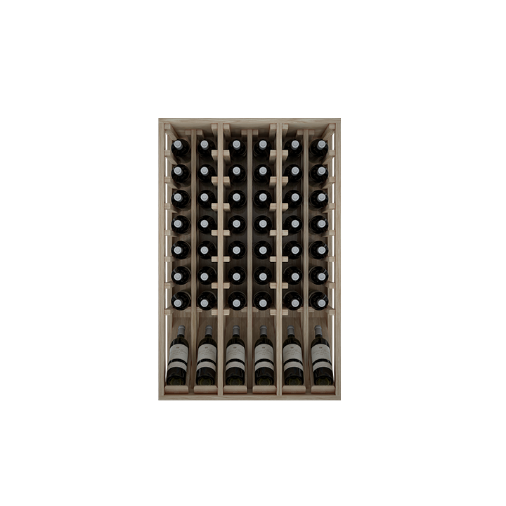 Houten wijnrek, wijnrek hout, wijnrek schuine legger