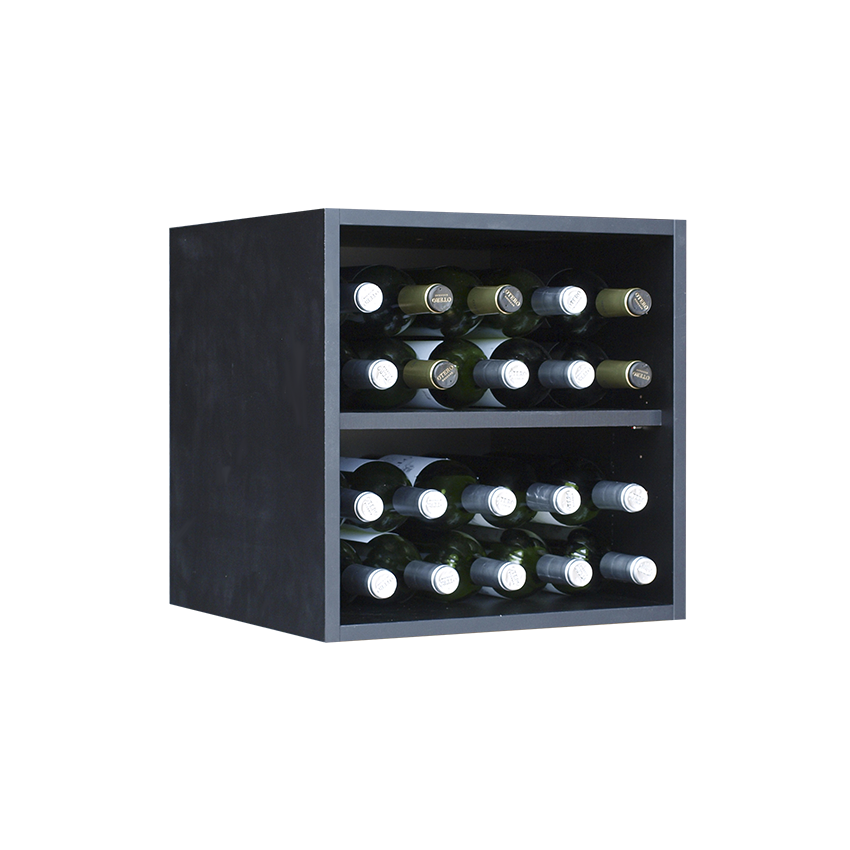 zwart wijnrek, wijnrek zwart