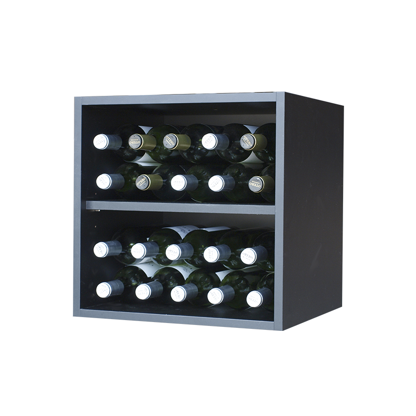 zwart wijnrek, wijnrek zwart