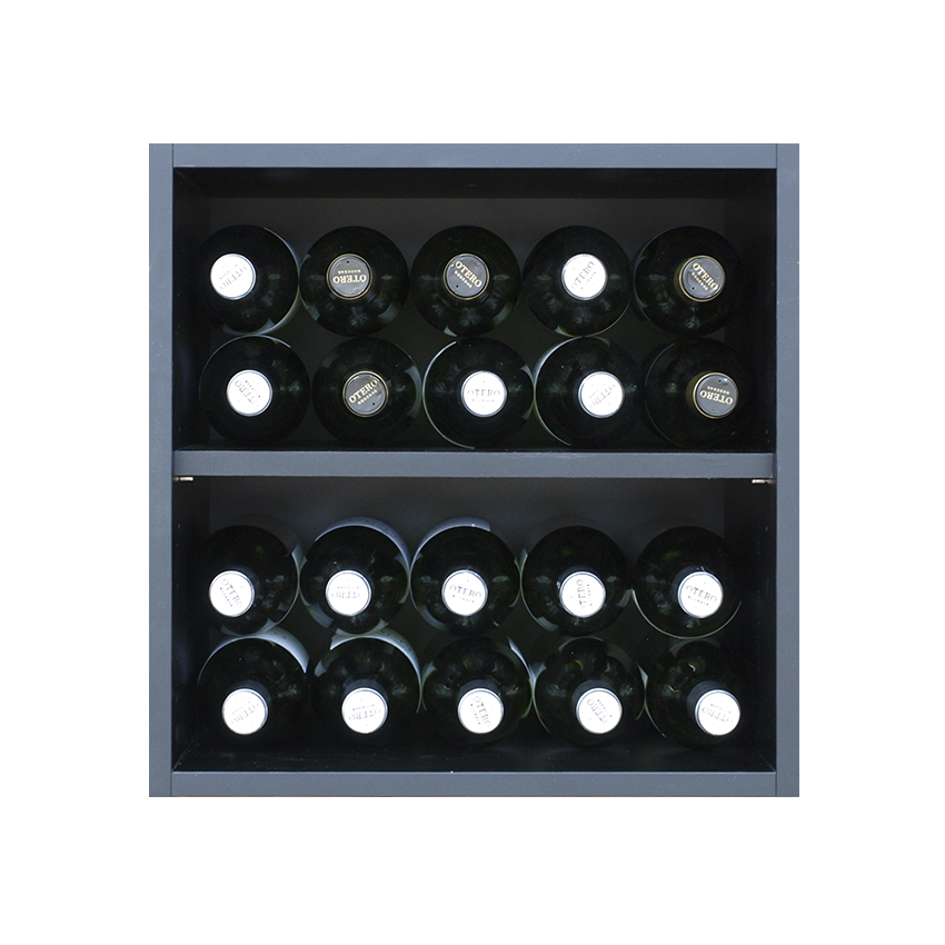 zwart wijnrek, wijnrek zwart