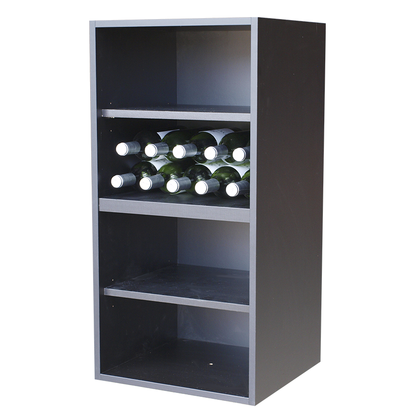 zwart wijnrek, wijnrek zwart