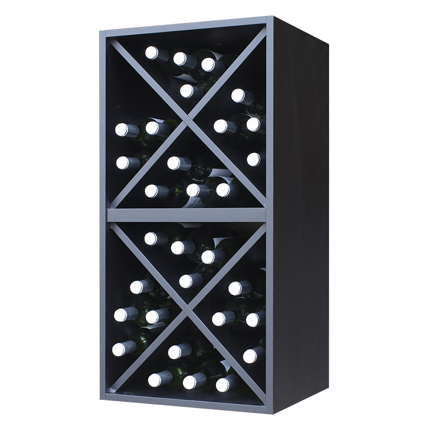 zwart wijnrek, wijnrek zwart