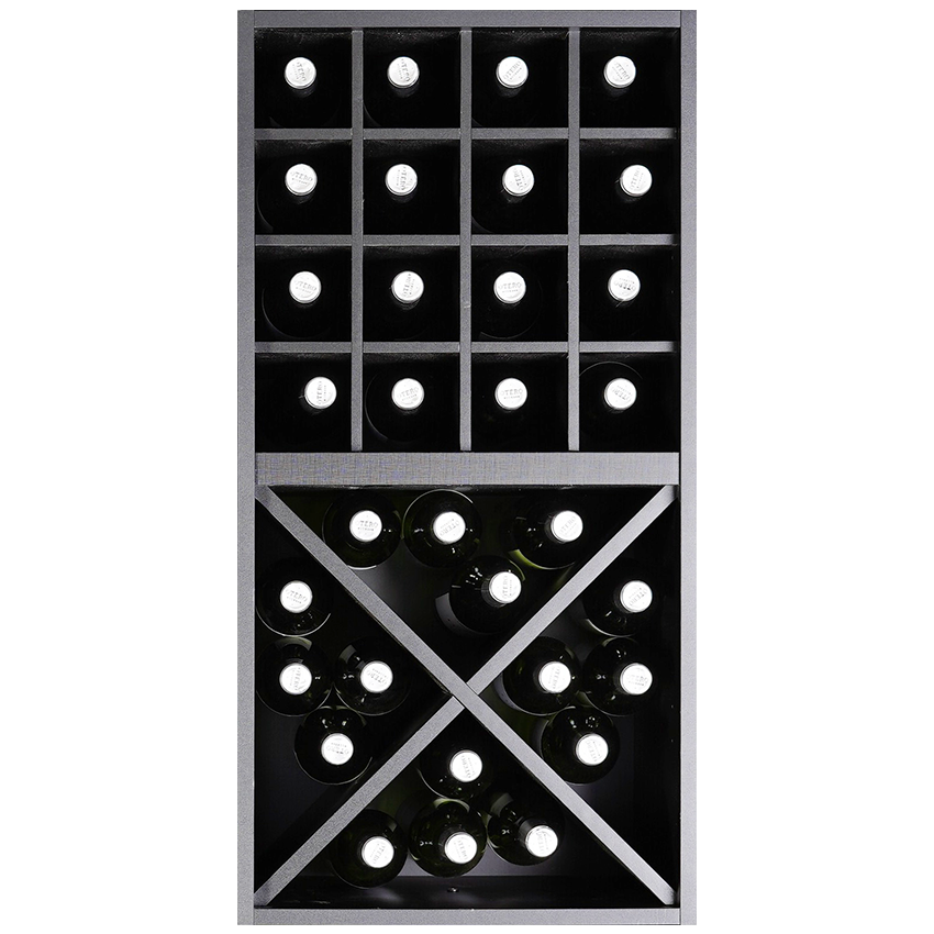 zwart wijnrek, wijnrek zwart