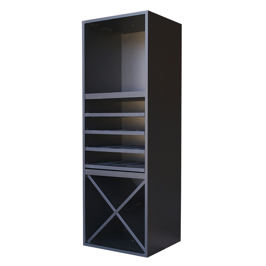 zwart wijnrek, wijnrek zwart