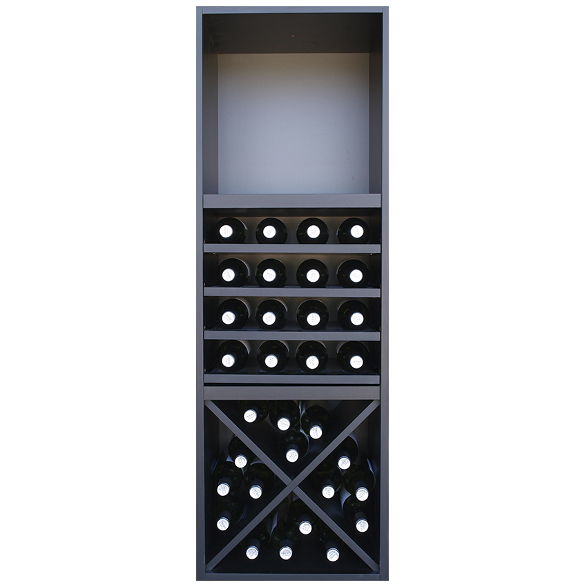 zwart wijnrek, wijnrek zwart