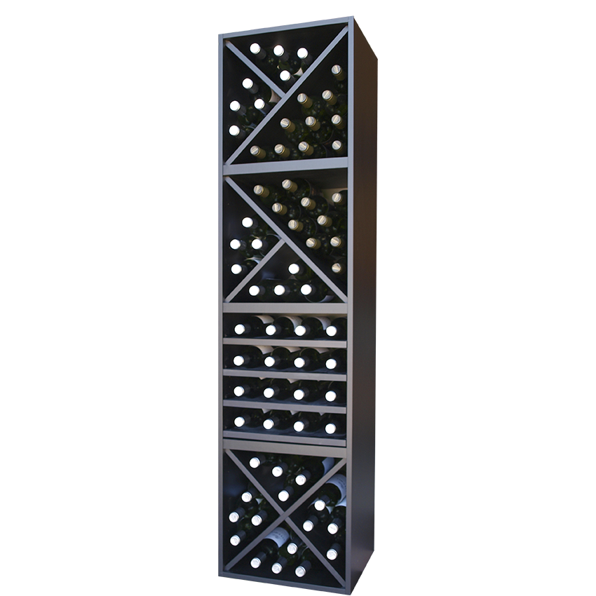 zwart wijnrek, wijnrek zwart