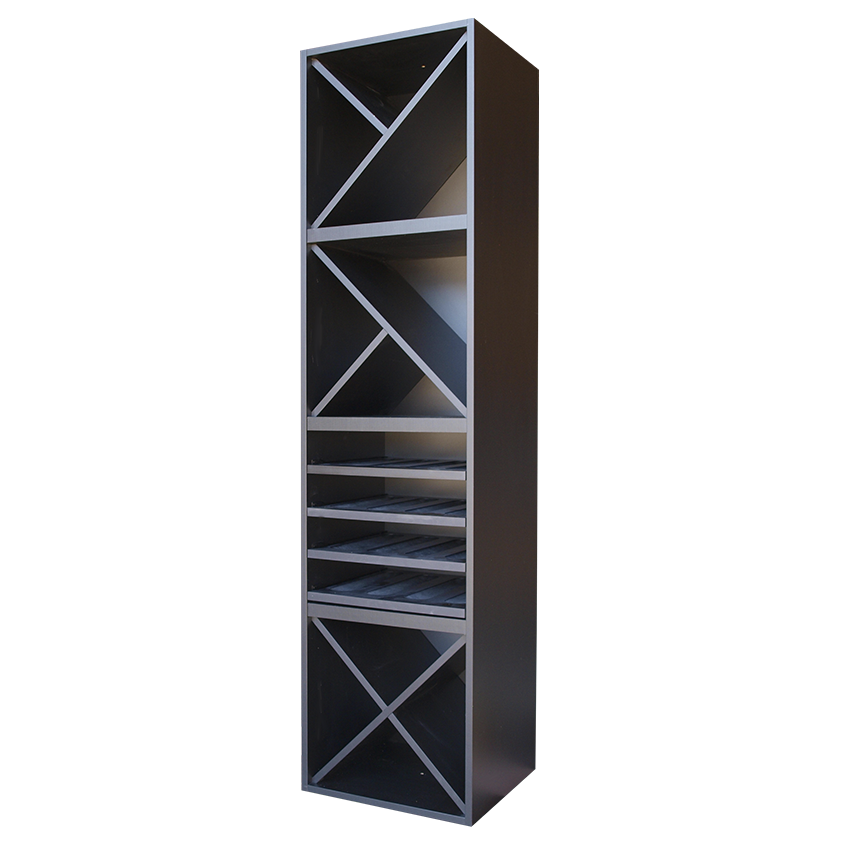 zwart wijnrek, wijnrek zwart