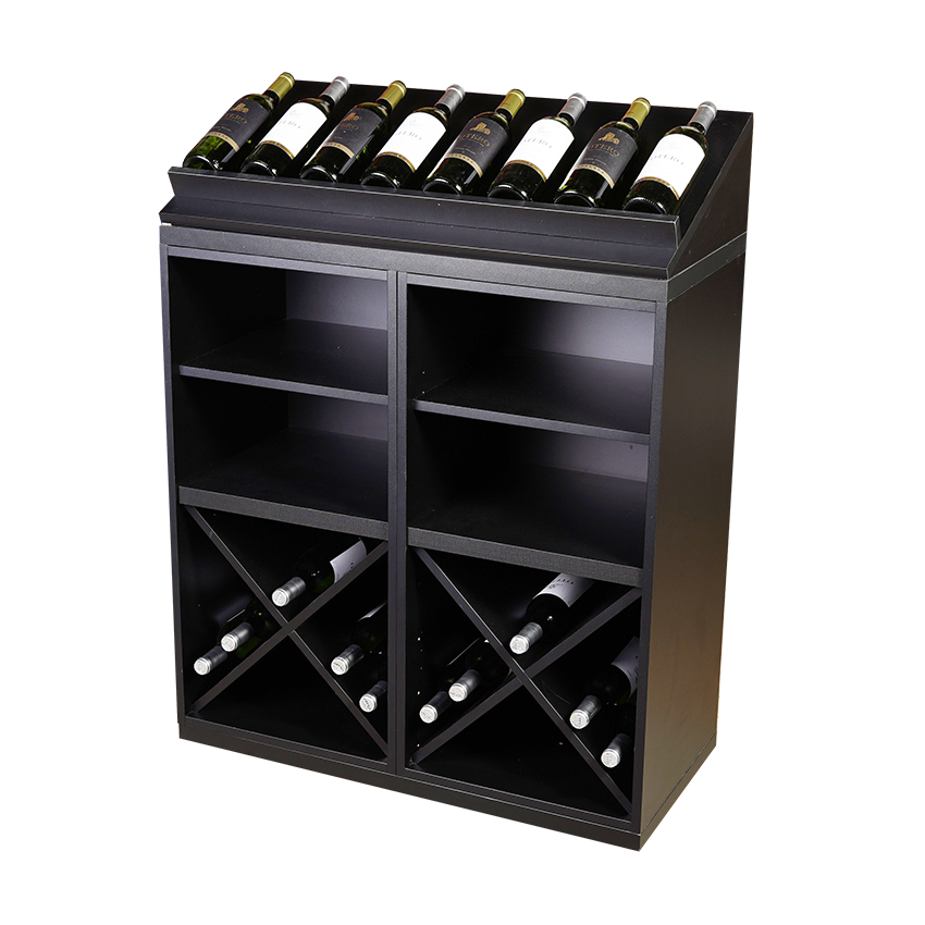 zwart wijnrek, wijnrek zwart