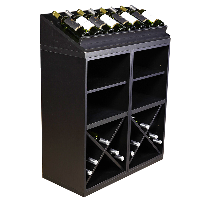 zwart wijnrek, wijnrek zwart