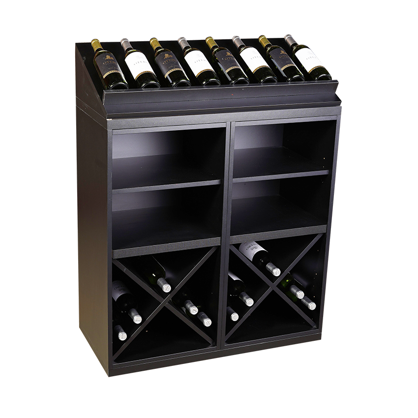zwart wijnrek, wijnrek zwart