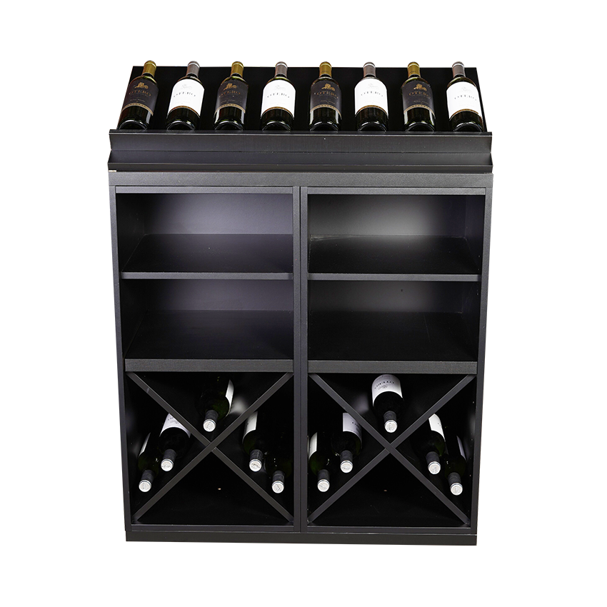 zwart wijnrek, wijnrek zwart