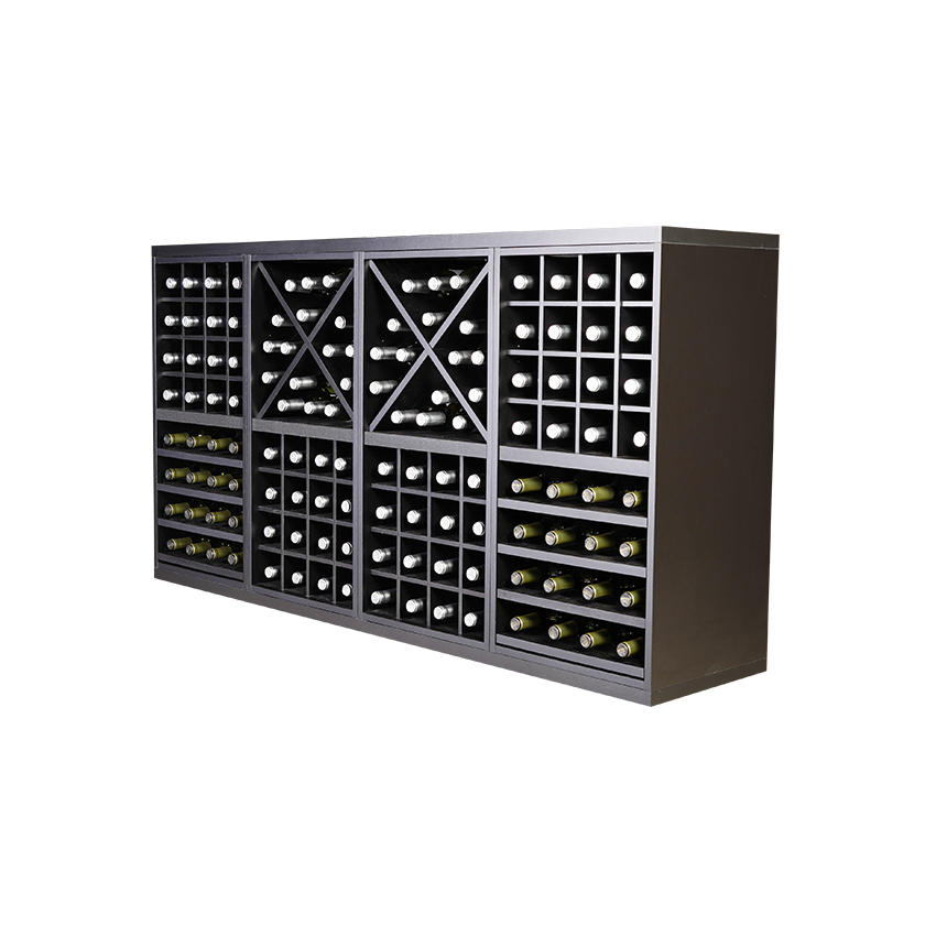 zwart wijnrek, wijnrek zwart