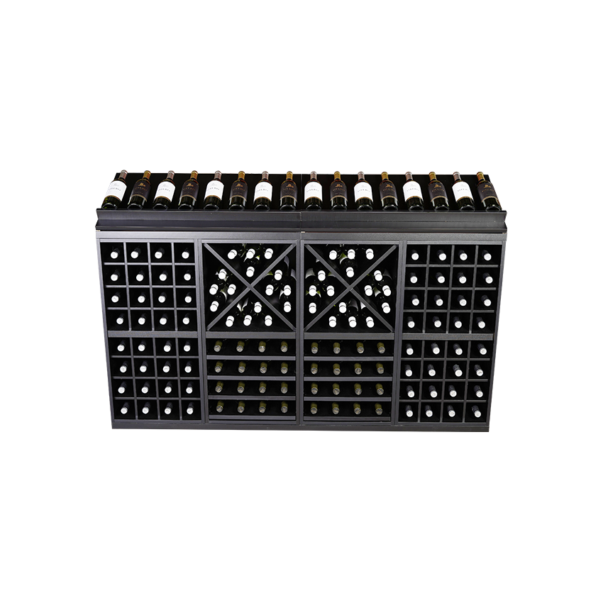 zwart wijnrek, wijnrek zwart
