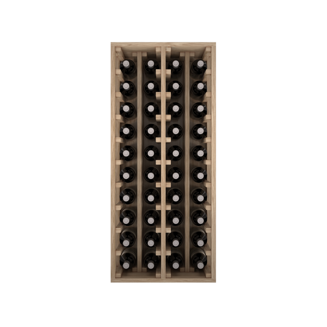 wijnrek hout, houten wijnrek, modulair wijnrek