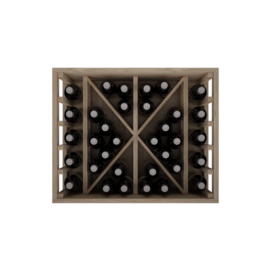 wijnrek hout, houten wijnrek, modulair wijnrek