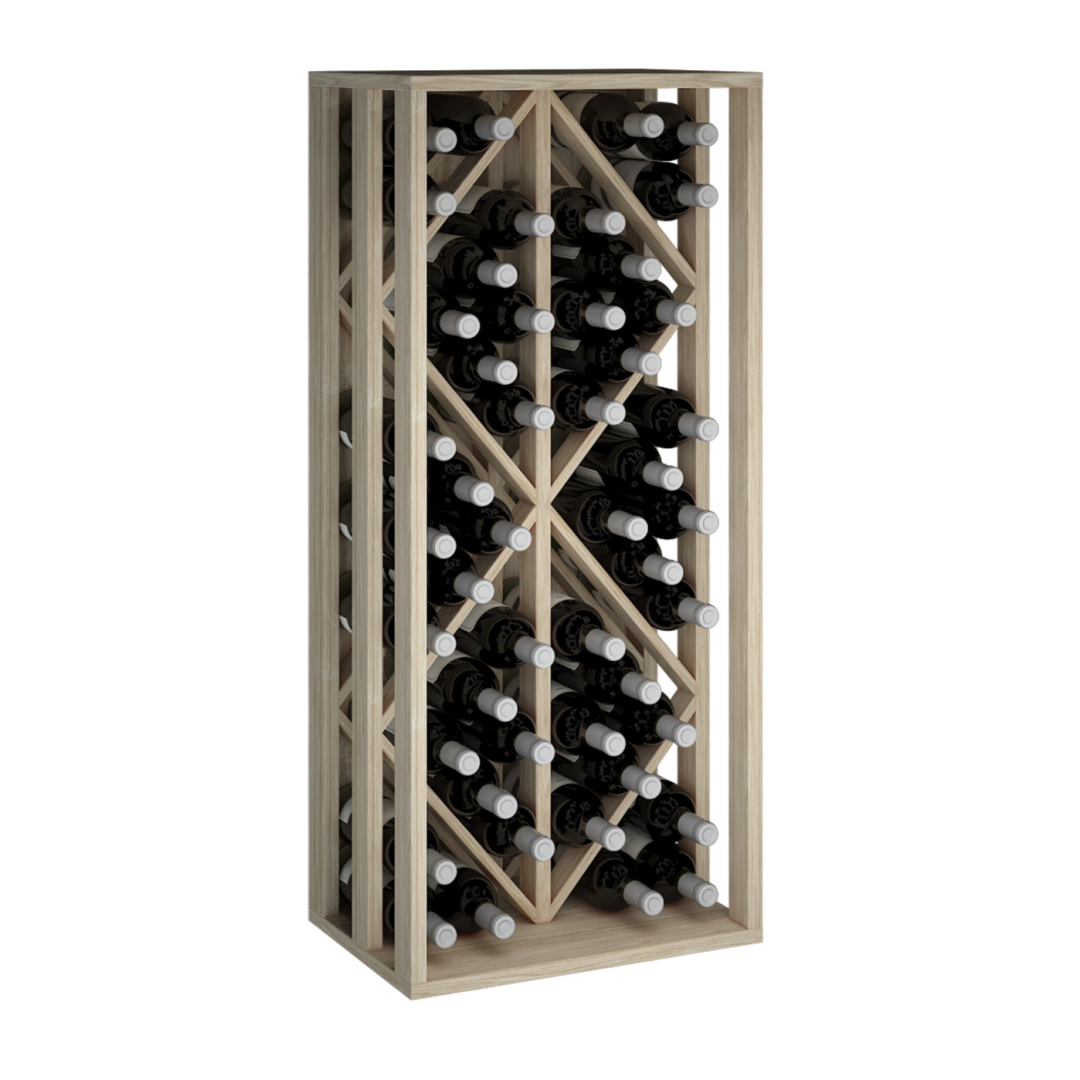 wijnrek hout, houten wijnrek, modulair wijnrek