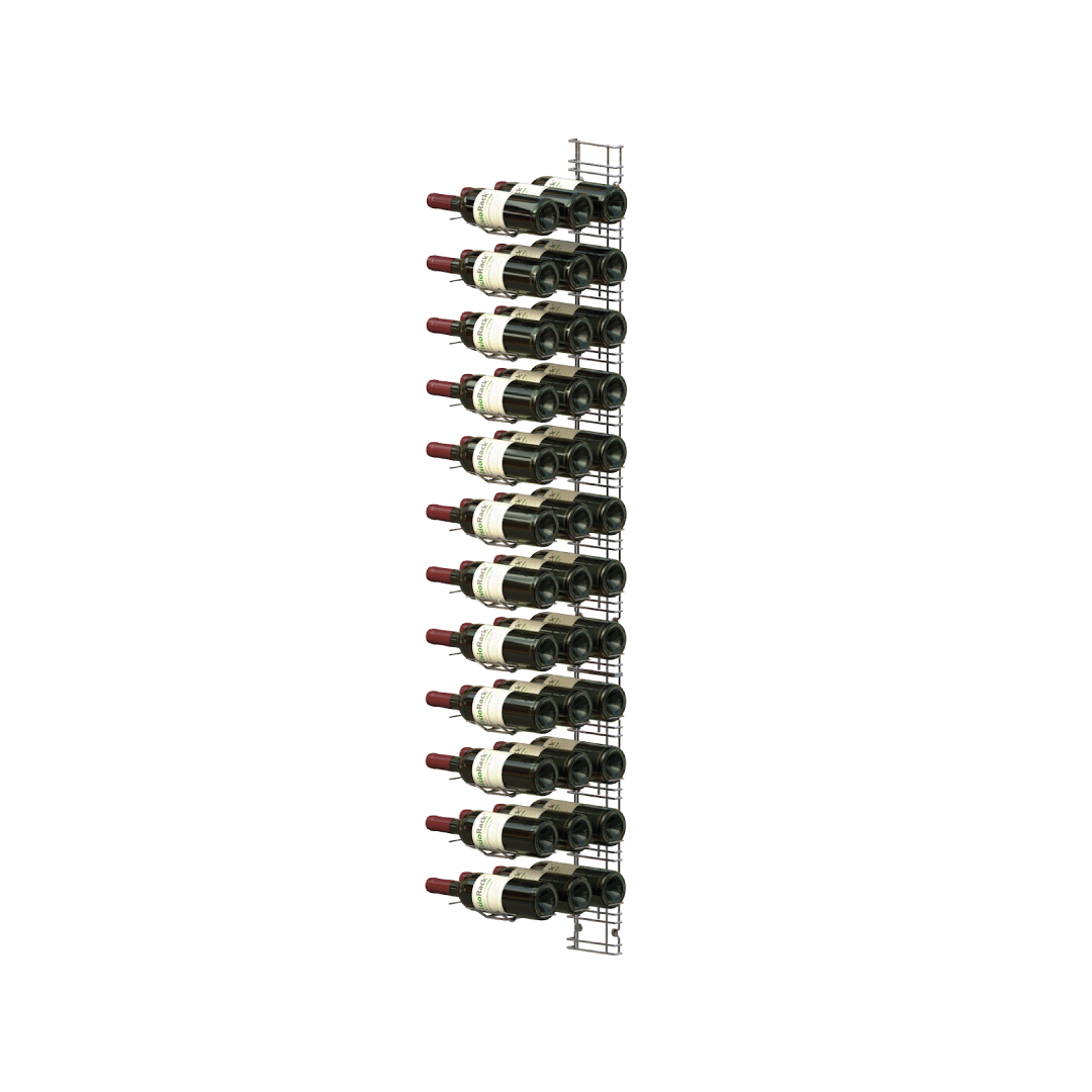 metalen Wijnrek voor aan de muur