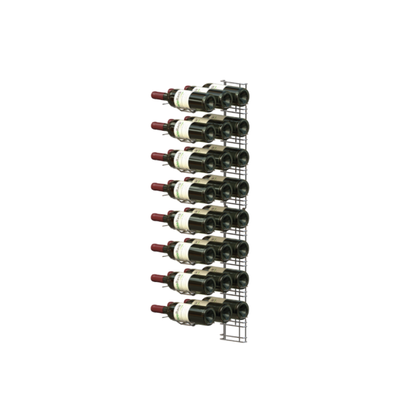metalen Wijnrek voor aan de muur