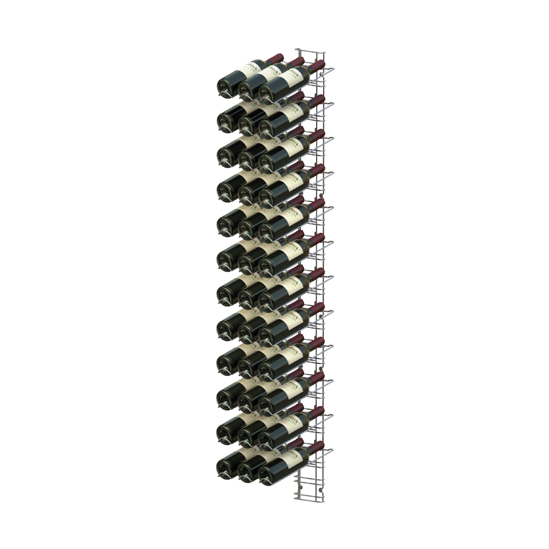 metalen Wijnrek voor aan de muur