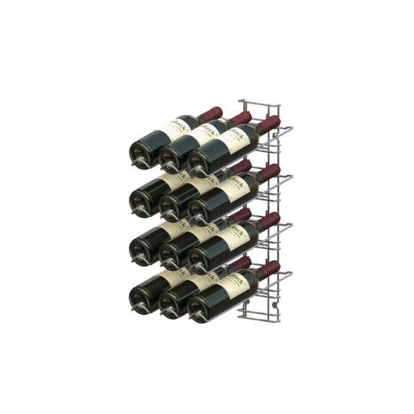 metalen Wijnrek voor aan de muur