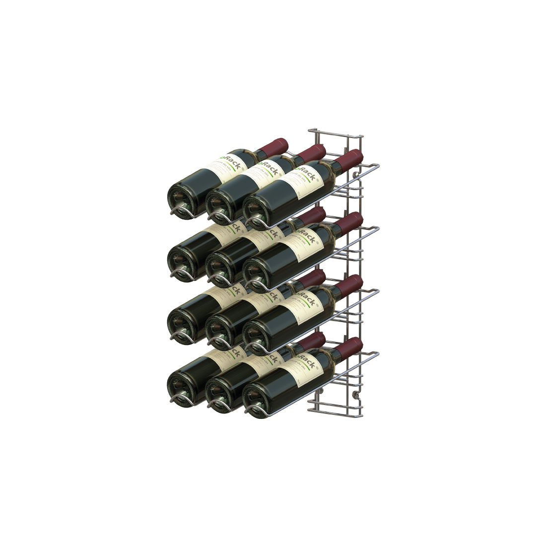 metalen Wijnrek voor aan de muur